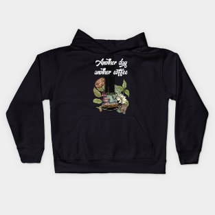 Another Day - Another Coffee Kids Hoodie